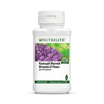 Nutrilite™ Кальцій Магній вітамін D плюс, 180 таб. 432958 432958 фото